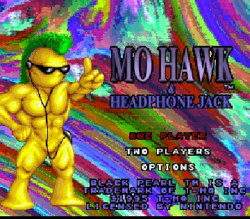 Mohawk & Headphone Jack (Europe) screen shot title